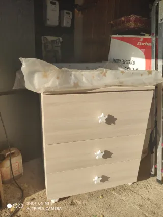 Cambiador bañera estrellas