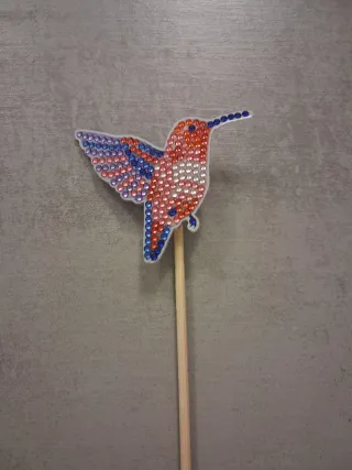 Pinchos Decorativos Colibrí Diamantados