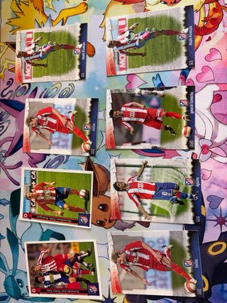 Lote cartas fútbol Atlético de Madrid vintage