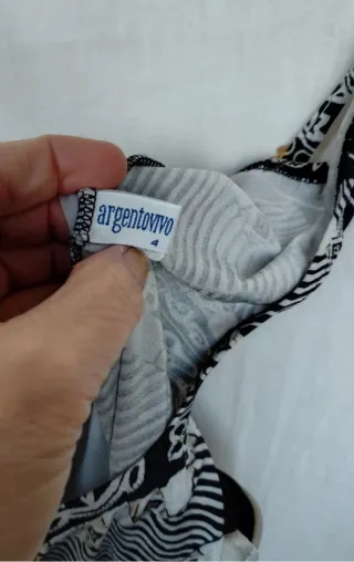 Argento Vivo Costume Intero Etnico Taglia 46