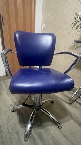 Sillón de peluquería azul Tengo 2