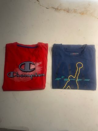 Pack de camisetas Jordan y Champion