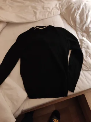 Jersey negro de punto