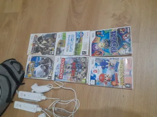 Consola Wii Nintendo + Mandos y Juegos
