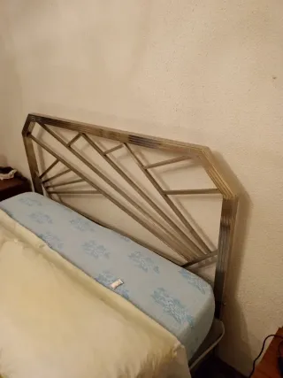 Cama antigua niquelada