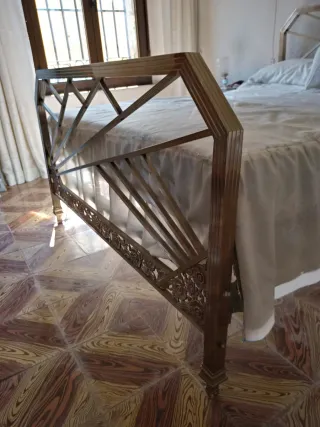 Cama antigua niquelada