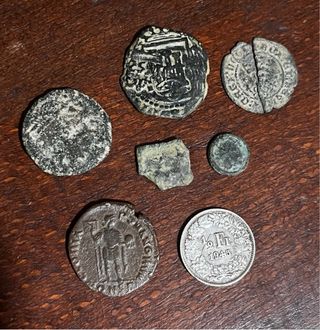 Lote monedas antiguas y modernas