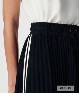 Falda IKKS azul talla M