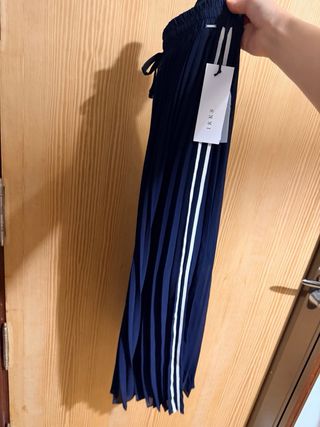Falda IKKS azul talla M
