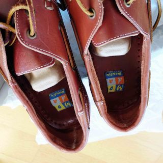 Zapatos náuticos de piel en color marrón (nº 37)