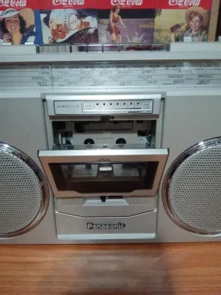 Radio Cassette Panasonic Plata