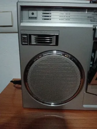Radio Cassette Panasonic Plata