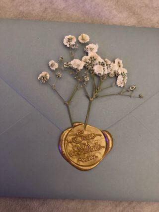 Sello Save the Date para invitaciones