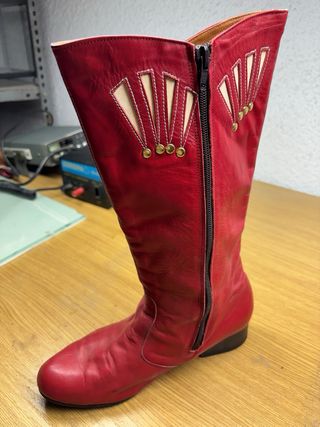 Botas Zingaras Moros y Cristianos Rojas