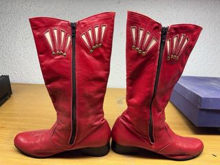 Botas Zingaras Moros y Cristianos Rojas