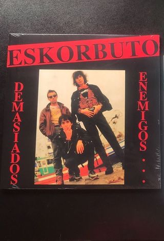 eskorbuto demasiados enemigos punk LP vinilo