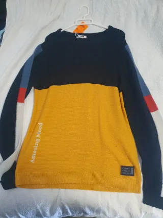 Jersey niño LOSAN rayas talla 16