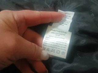 Pelliccia sintetica Nenette grigio/nera