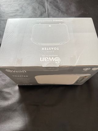 Tostadora Swan Nordic Blanca y Gris