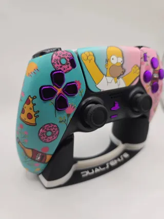 Mando PS5 Dualsense Personalizado Homer