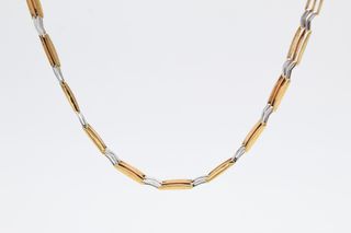 Collar De Oro Combinado De 18K.. Ref: 065-02-00203