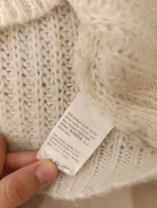 Jersey Kiabi punto trenzado talla L