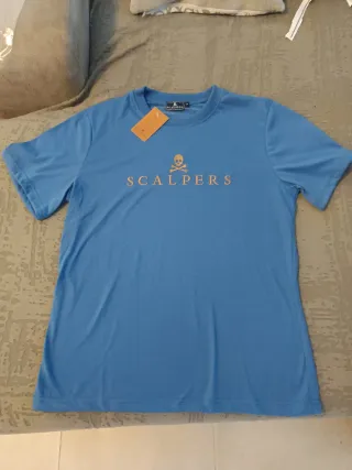 Camiseta Scalpers Talla L Azul