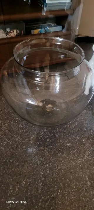 Vasija de cristal grande