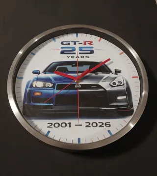 Relógio Nissan GT-R 25 Anos