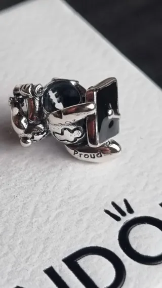 Charm Pandora Stitch Graduado Disney