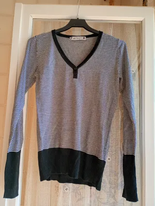 Jersey rayas blanco y negro