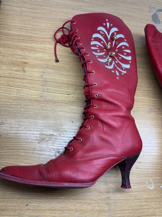 Botas de mujer estilo Moro Cristiano, numero 38