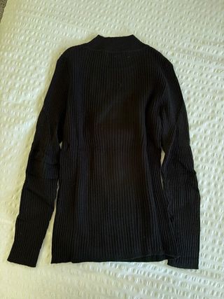 Jersey negro ajustado primark