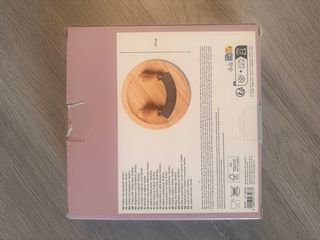 Mezzaluna con tagliere in bambù