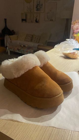 Botas UGG Beige/Marrón Talla 38