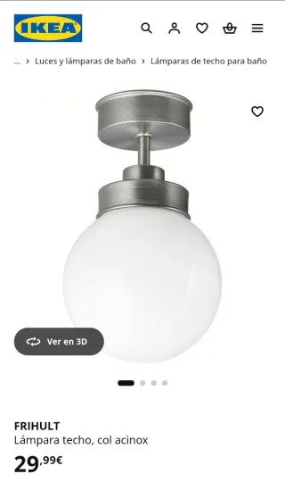 Lámpara techo FRIHULT Ikea