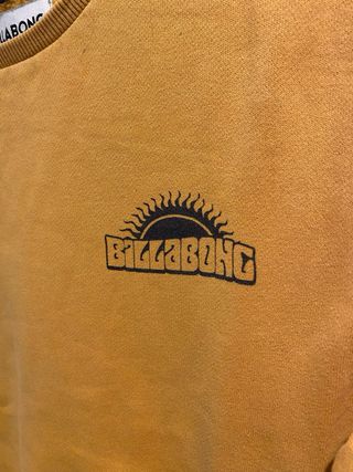 Sudadera Billabong amarilla niño