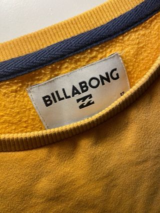 Sudadera Billabong amarilla niño