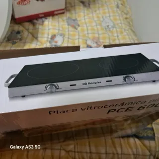 Hornillo Vitrocerámica Portátil Orbegozo PCE 6000