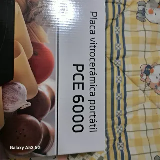 Hornillo Vitrocerámica Portátil Orbegozo PCE 6000