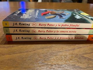 Lote 3 primeros libros Harry Potter