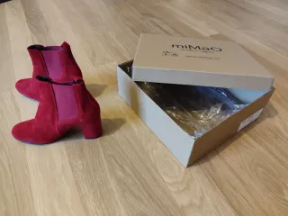 Botines Mimao Rojos Tacon