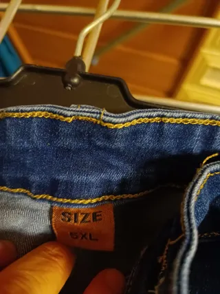 Falda vaquera mujer rodilla talla grande 5XL