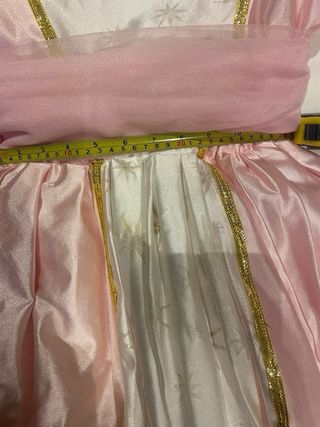 Disfraz Princesa o Hada Rosa y Dorado