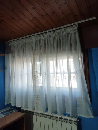 Pack 2 cortinas beige