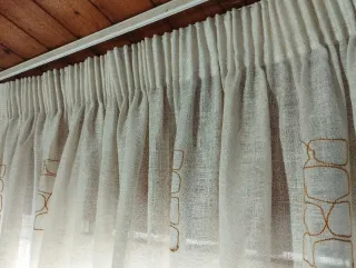 Pack 2 cortinas beige
