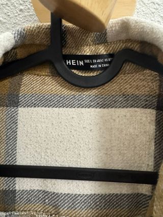 Sobrecamisa Shein Cuadros Talla Única