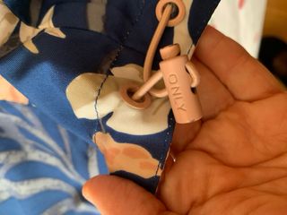 Cortavientos reversible Only floral azul talla XS