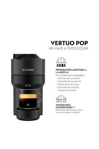 Cafetera Nespresso DeLonghi Negra