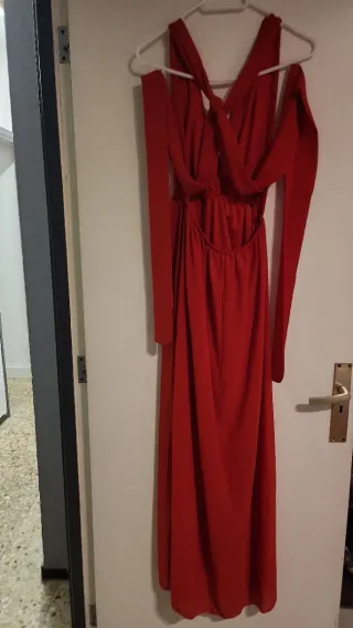 Vestido rojo largo